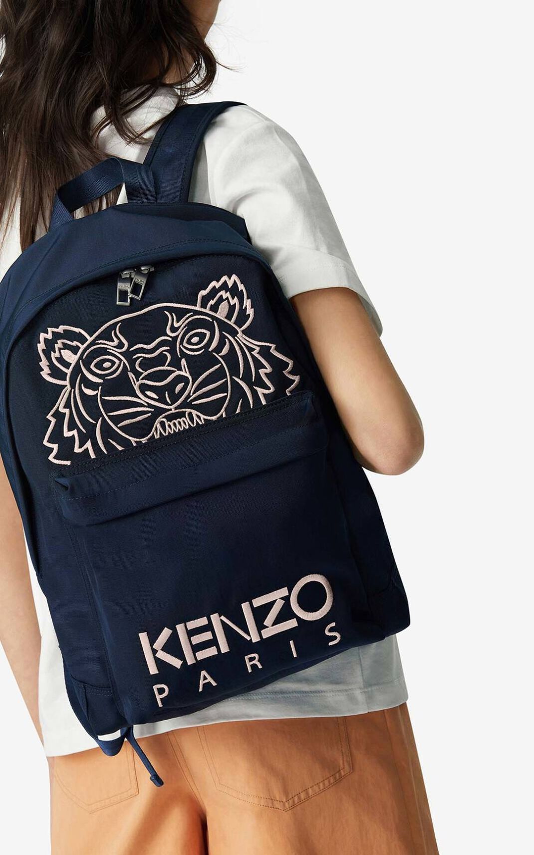 Kenzo Kampus Tiger Rygsæk Dame - Blå DK-873315